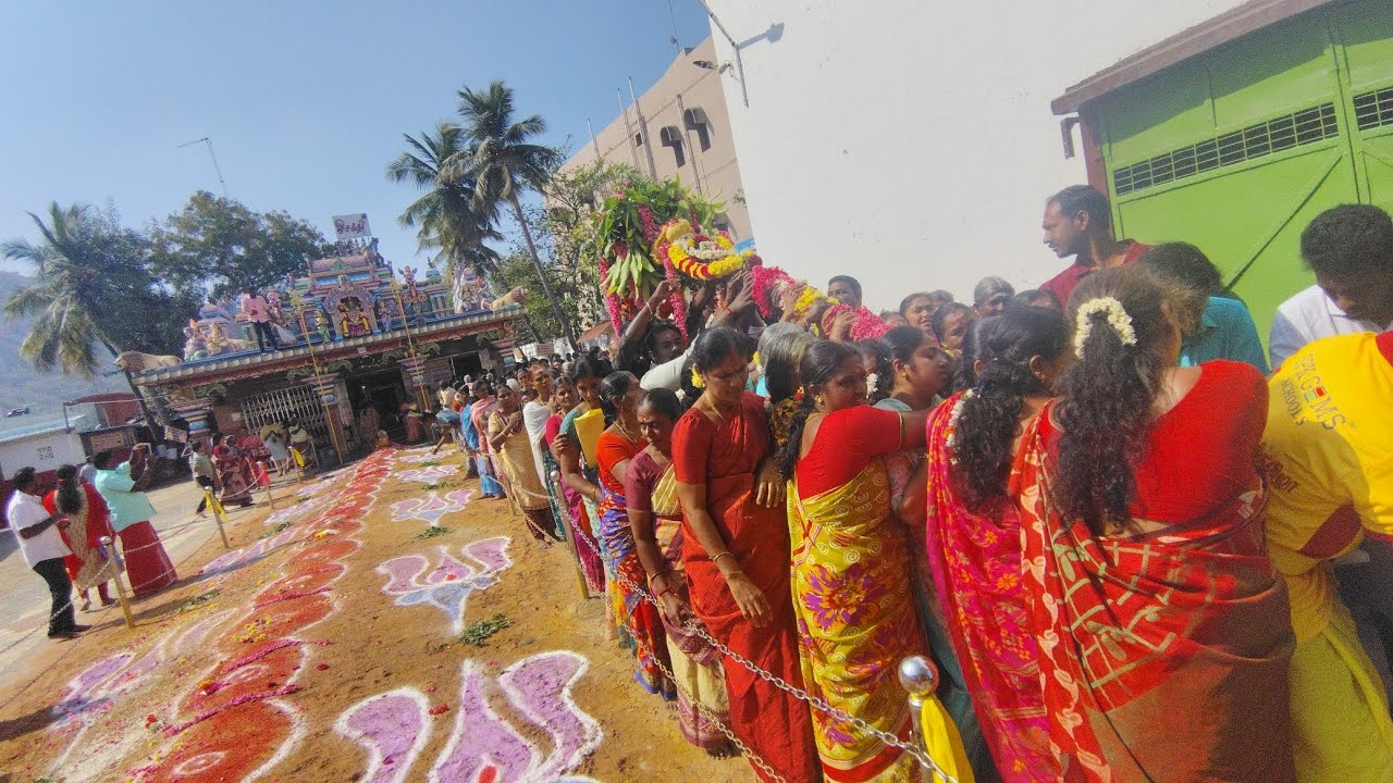 பந்தக்கால் நடும் விழா திருச்செங்கோடு அருள்மிகு சின்ன ஓங்காளியம்மன் கோவில் மாசி குண்டம் திருவிழா