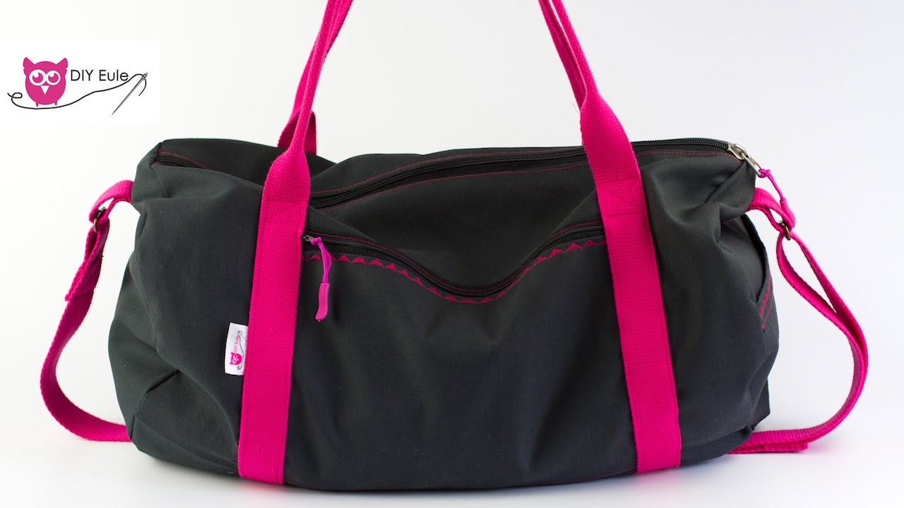 Dufflebag Sporttasche nähen / DIY Eule #DuffleBagDafne