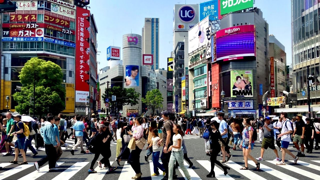 【🇯🇵TOKYO】Shibuya Walking｜渋谷を歩く(スクランブル交差点~宮下パーク)