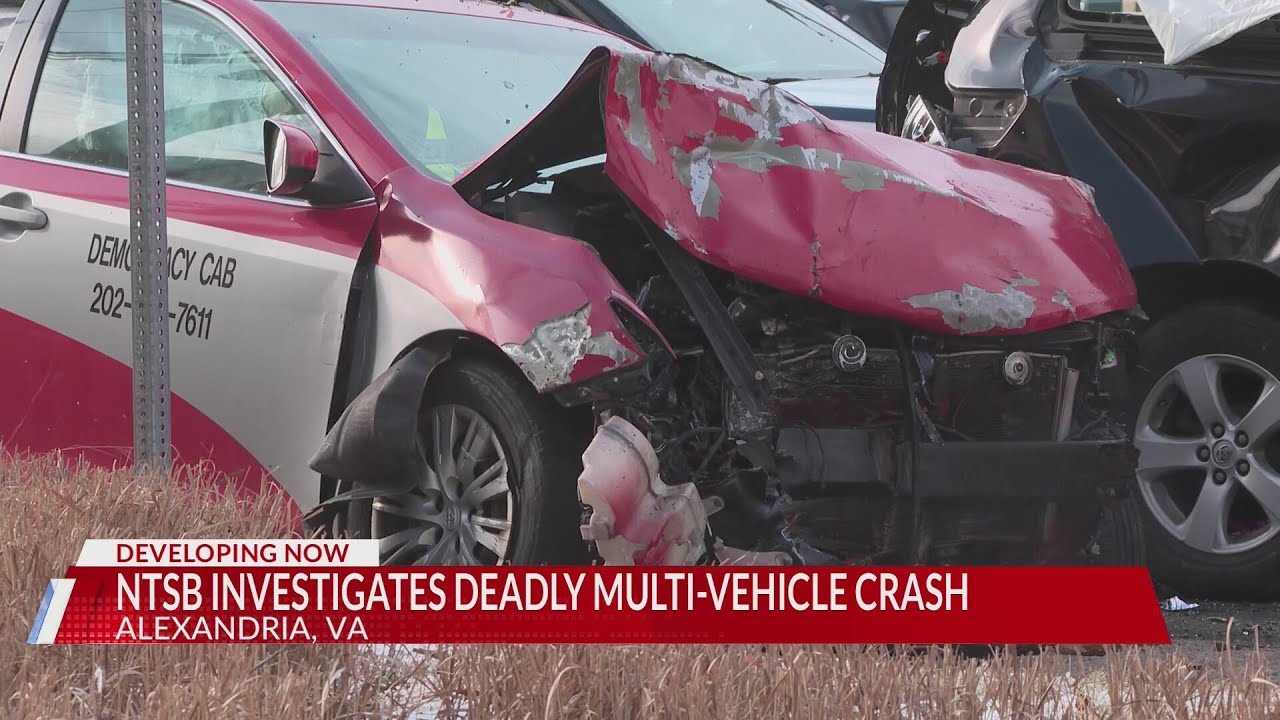 NTSB launches investigation into fatal Fairfax County crash involving taxi, Metrobus, minivan