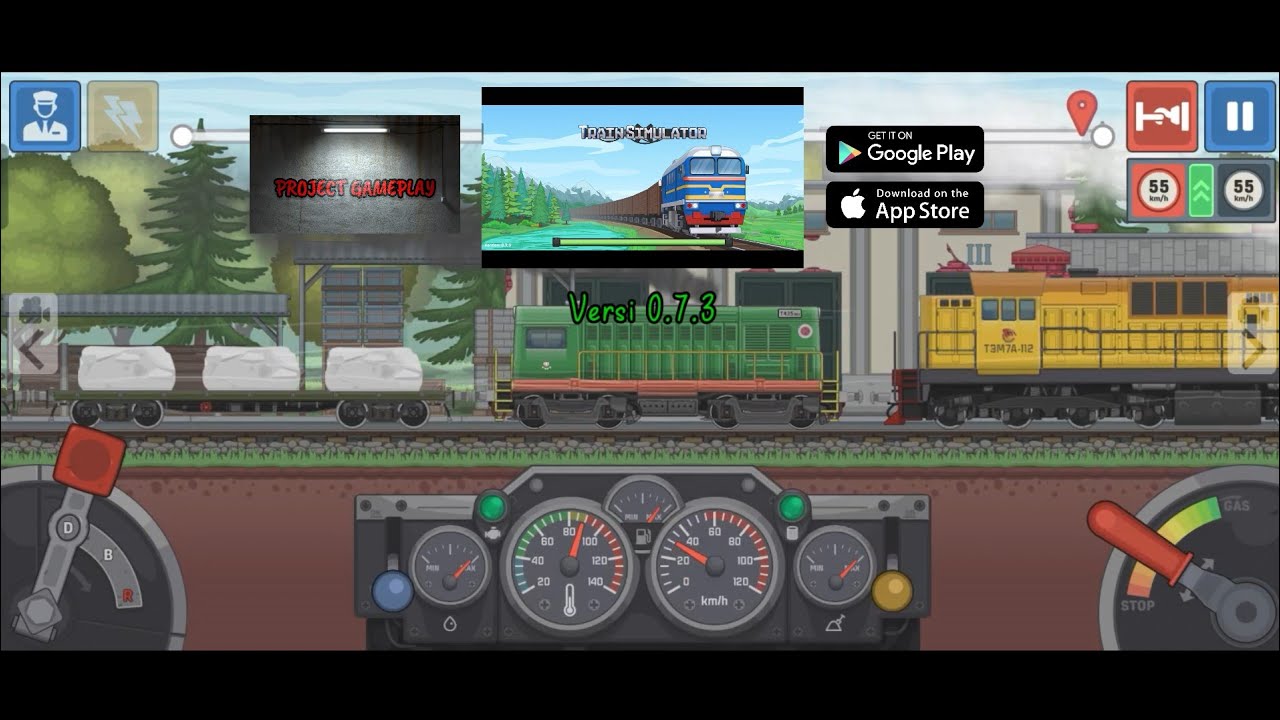 Train Simulator gameplay android #Versi 0.7.3_01