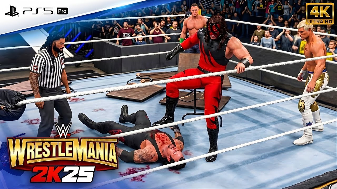 WWE 2K25 | Undertaker Destroys Cena, Reigns and Legends Alone in a Brutal WrestleMania Gauntlet