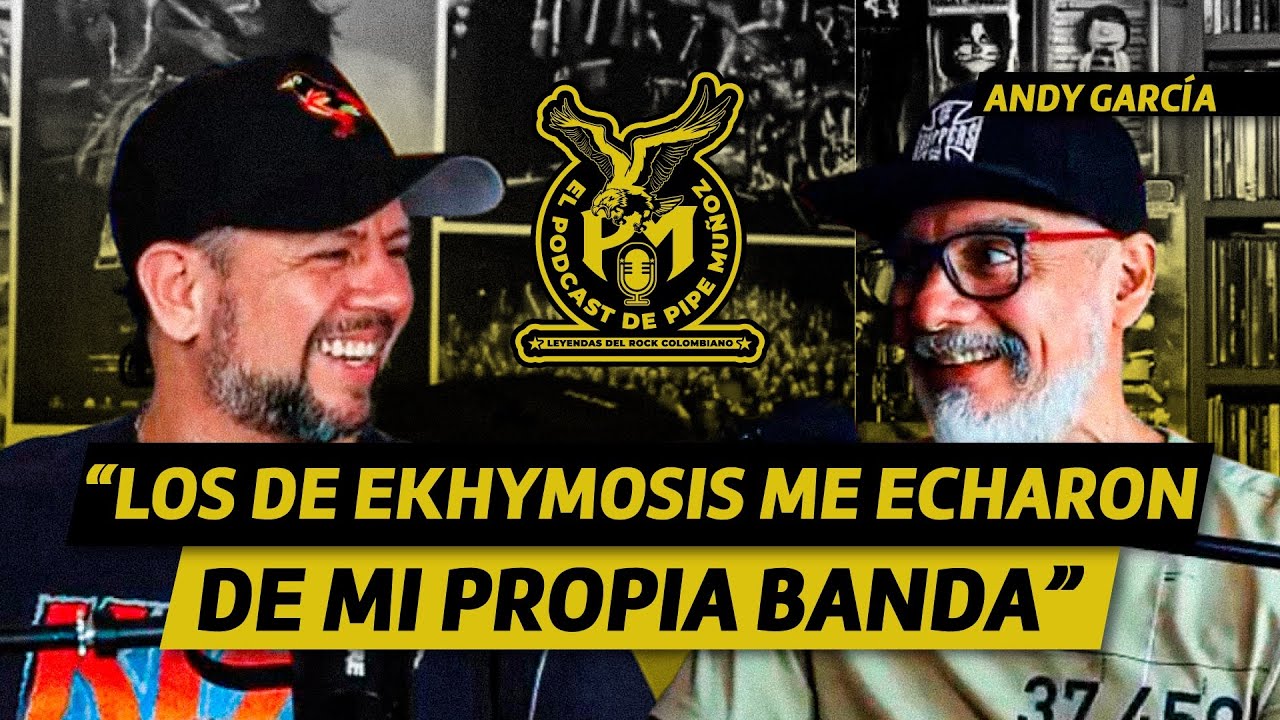 Leyendas del Rock colombiano: Andy Garc&iacute;a de Ekhymosis.