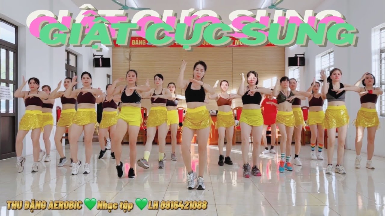 10pGIẬT BỤNG aerobic GIẢM MỠ EO THON /#371/REMIX KHÔNG GIAN VẮNG/THU ĐẶNG AEROBIC