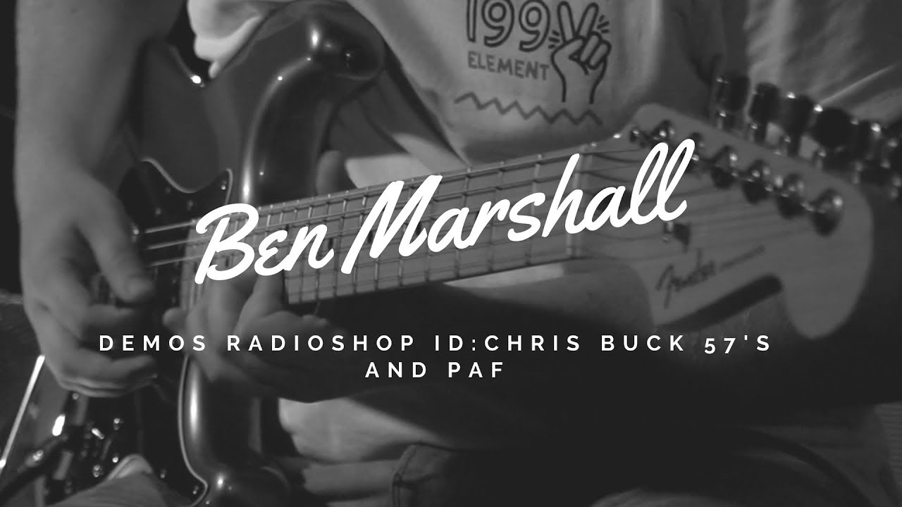 Radioshop Chris Buck 57 Stratocaster and PAF Pickup Demo