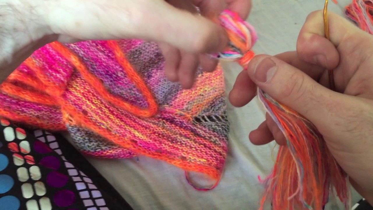 Marled Magic Shawl - Tasselate it!