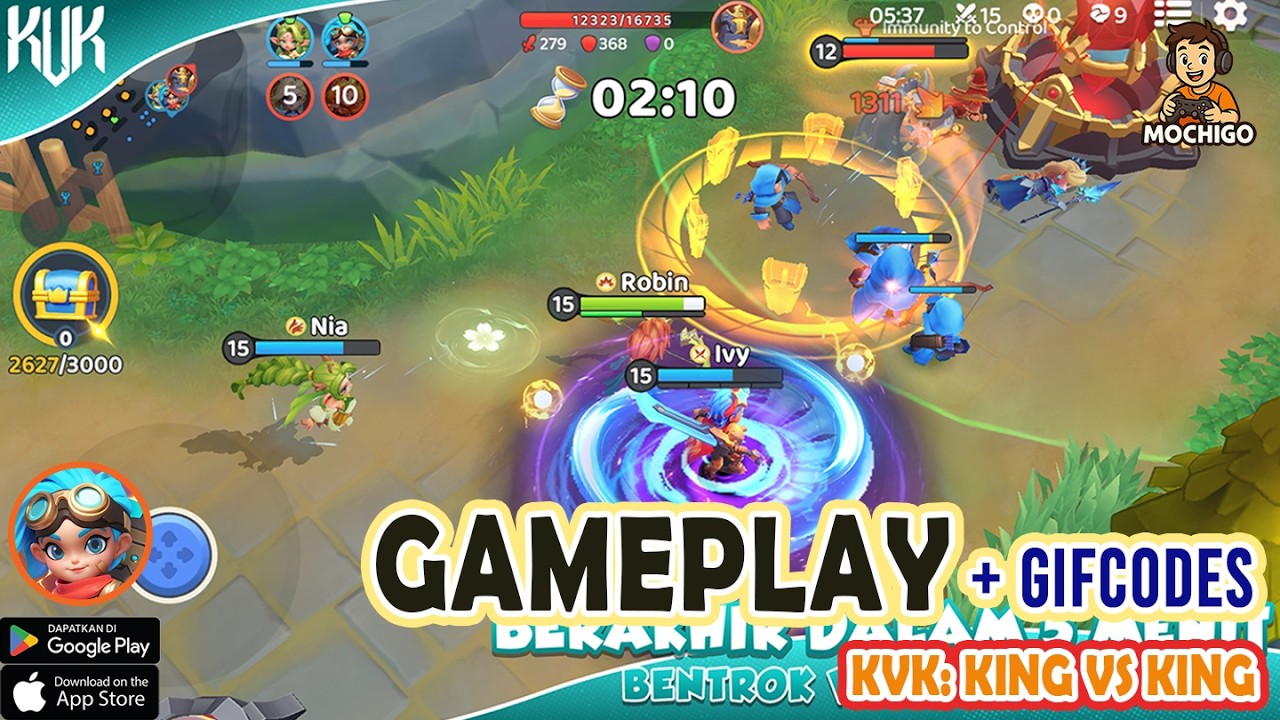 KVK: King VS King Gameplay | 🎁3 Giftcodes & How to Redeem Codes - Android / IOS