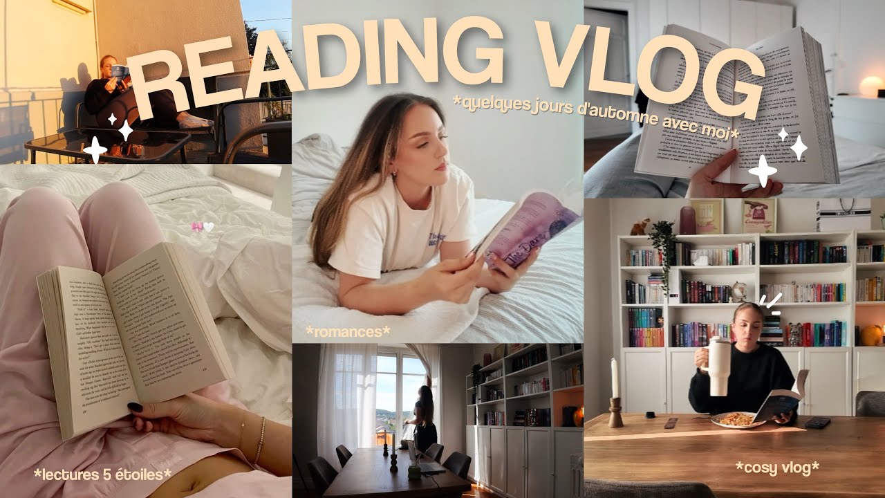 QUELQUES JOURS COSY AVEC MOI 🍂 mes lectures 5⭐️, romances, coffee shops...