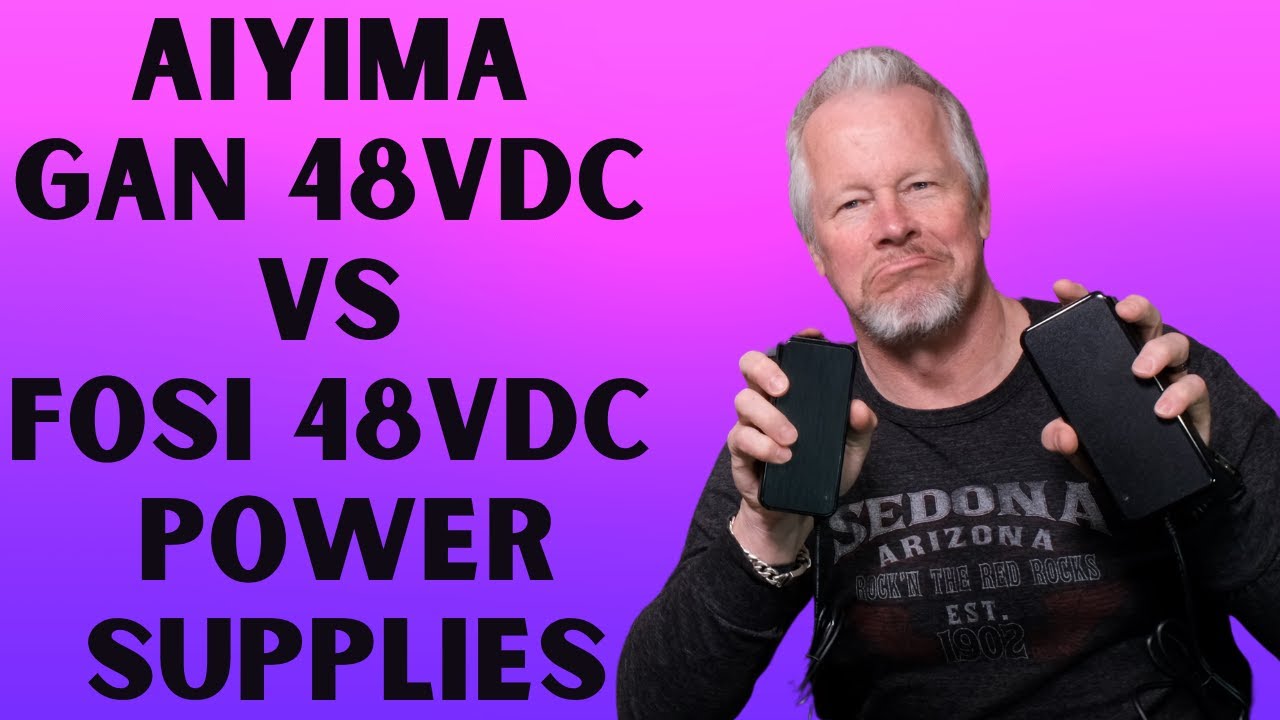 New Aiyima GaN 48V Power Supply brick vs Fosi 48V Power Supply Brick - Power & Noise which is better