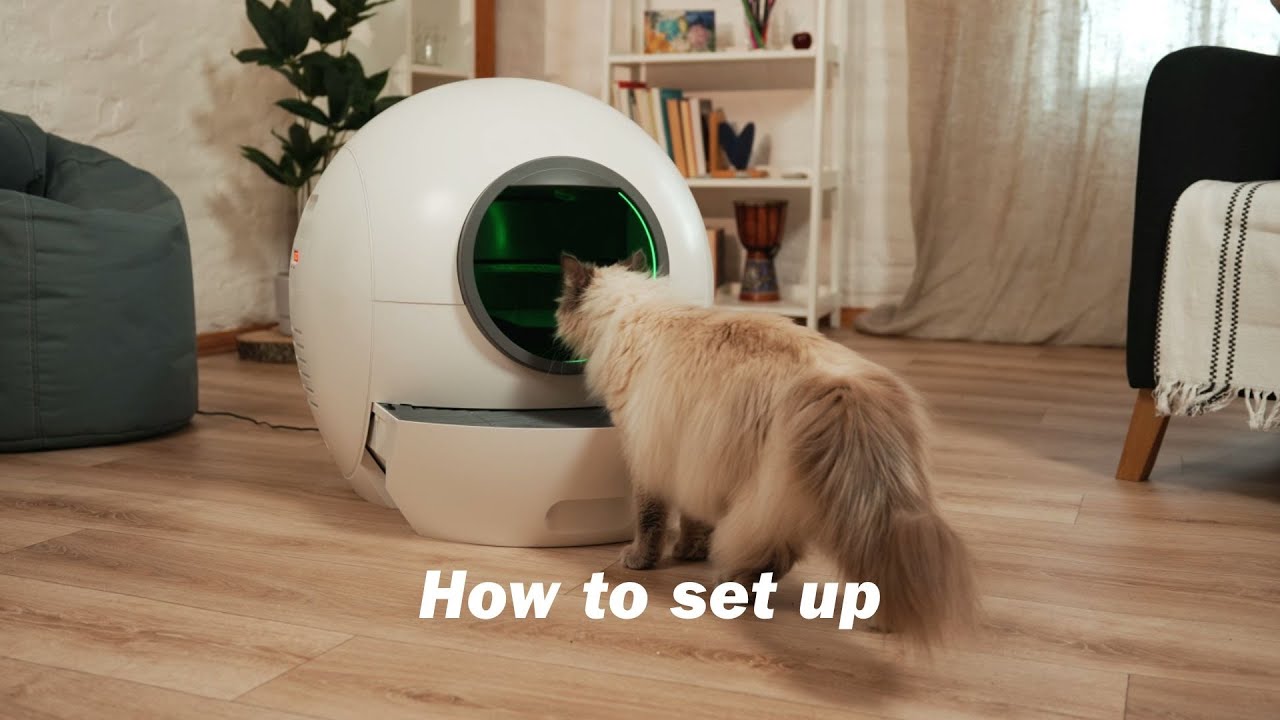 How to Set up Els Pet Self-cleaning Cat Litter Box?