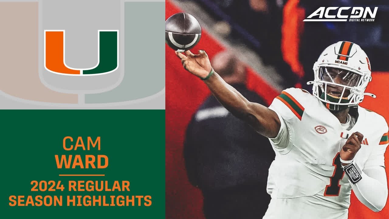 Cam Ward 2024 Regular Season Highlights | Miami Quarterback