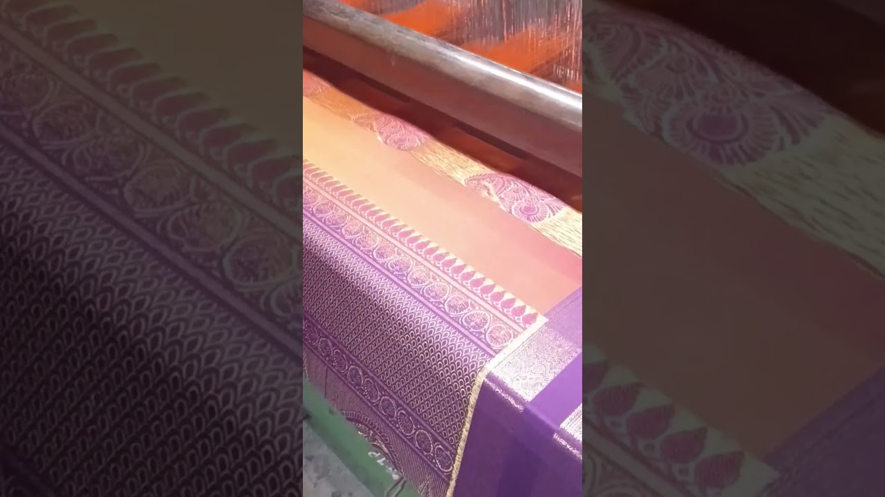 Power looms ✨ Saree Beautiful Design Saree ✨manufacturing Machine working 