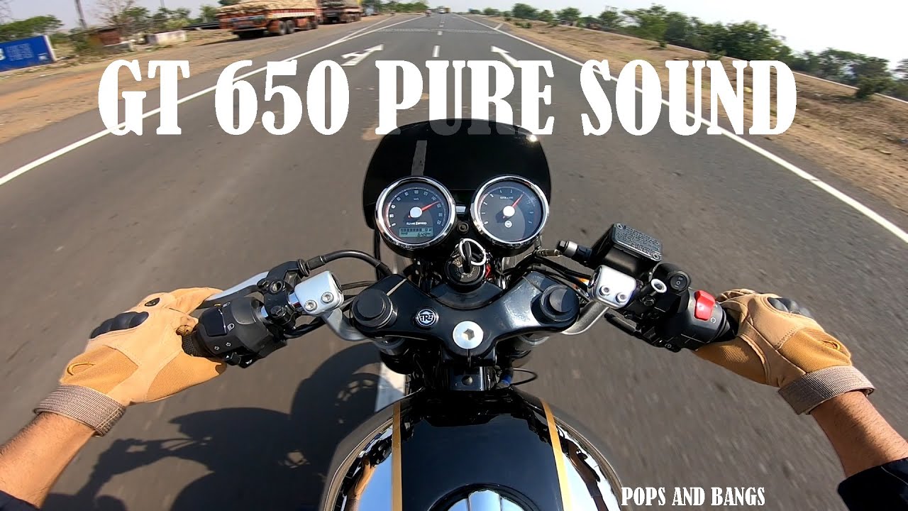 GT 650 raw sound , pure exhaust sound , relaxing ASMR