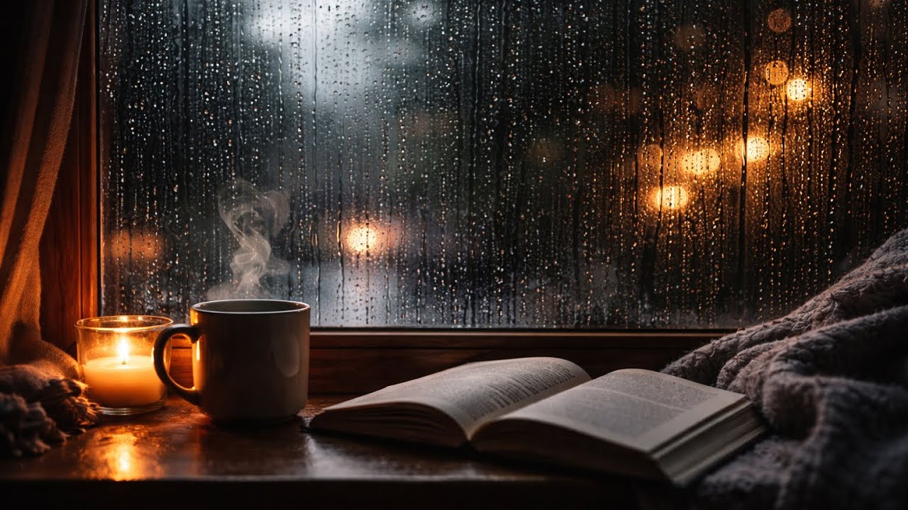 Rain on Window 🌧️ | Calm Your Mind, Relax & Let Go (60 Minutes)
