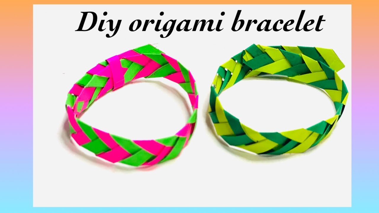 Super easy origami bracelet for kids #diy #viralshorts #ytshorts #youtubeshort #handmade #origami #