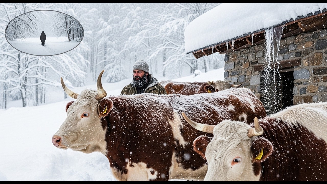 Alone Against the Mountain: Surviving a Brutal Snowstorm in a Remote Village