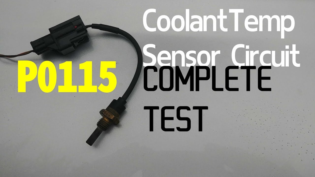 HOW TO TEST ENGINE COOLANT TEMPERATURE SENSOR. 5 TESTS. P0115 code.
