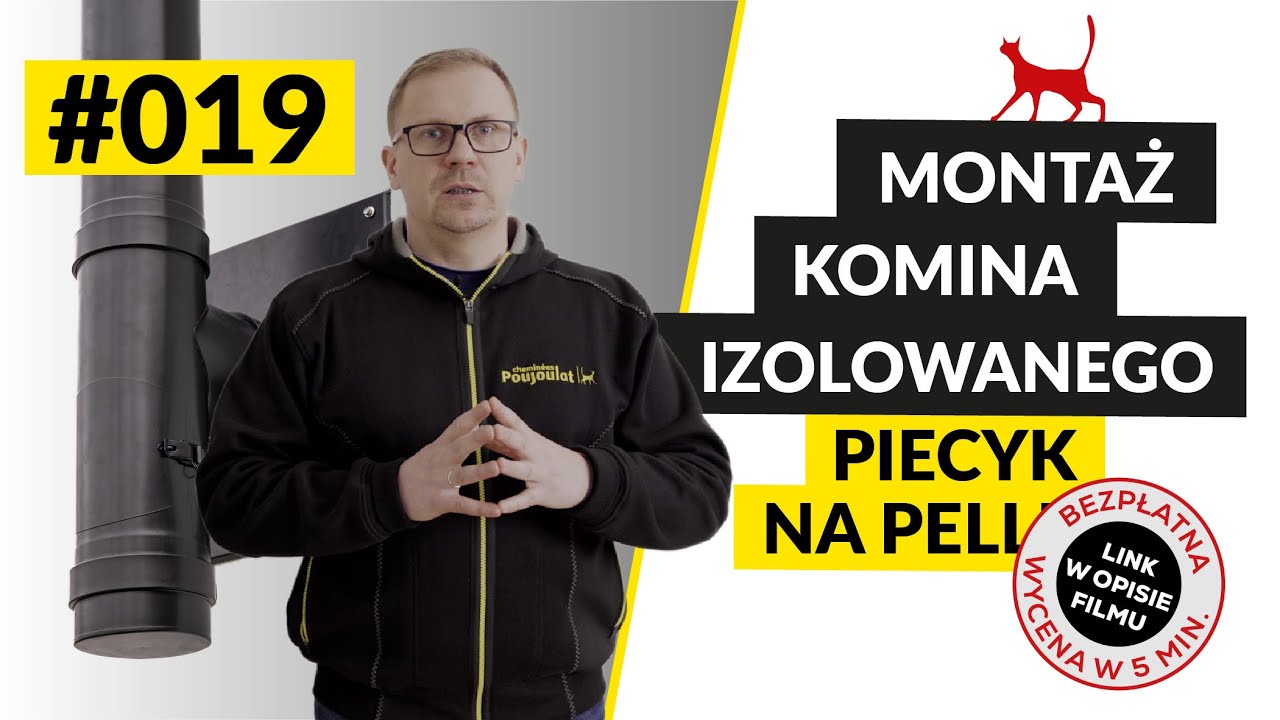 JAK ZAMONTOWAĆ KOMIN IZOLOWANY DO PIECYKA KOMINKOWEGO NA PELLET W DOMU | DUALINOX | #019