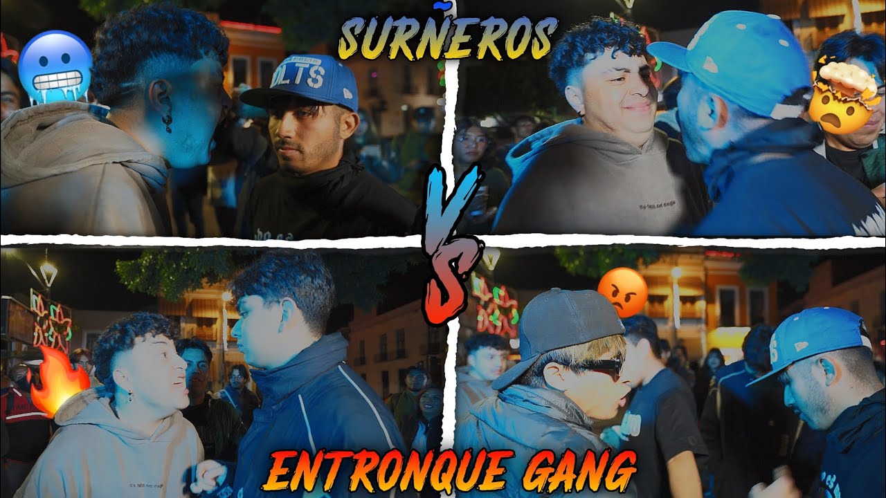ENTRONQUE GANG VS SURÑEROS - EXHIBICIÓN DE FREESTYLE EN PUEBLA (EDICIÓN NAVIDEÑA 🌲)