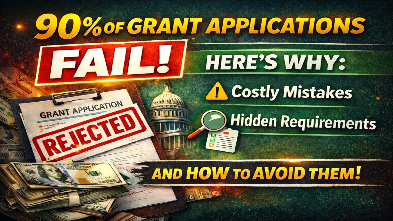 Why Most Government Grant Applications Get Rejected (And How to Avoid It)