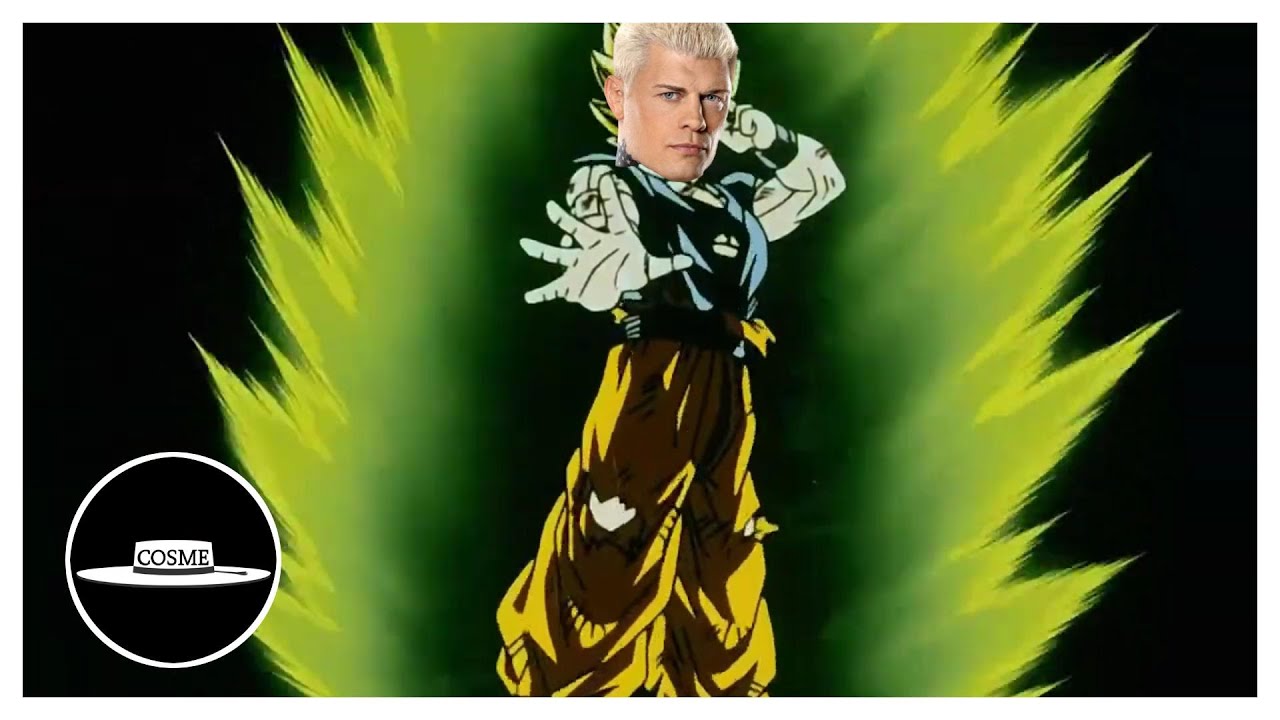 La caida de Roman Reigns estilo Dragon Ball Z #romanreigns #codyrhodes #wrestlemania #wwe