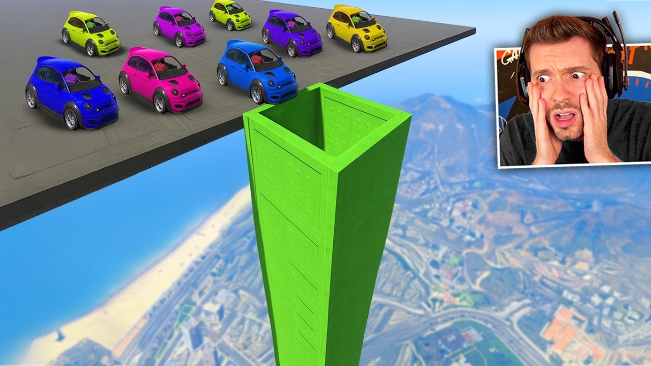 GTA V Online: (infinito) CORRIDA do TUNEL QUADRADO com ALVO!