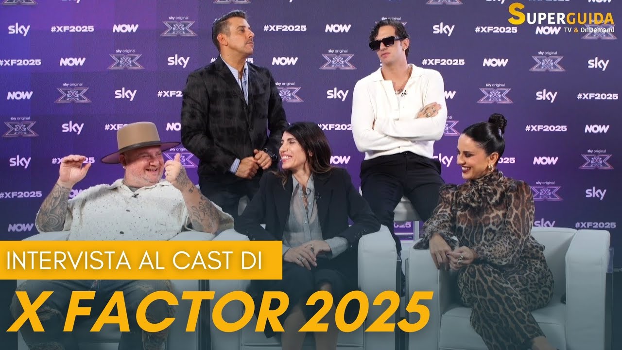X-Factor 2025, intervista a Giorgia, Achille Lauro, Francesco Gabbani, Jake la Furia e Paola Iezzi