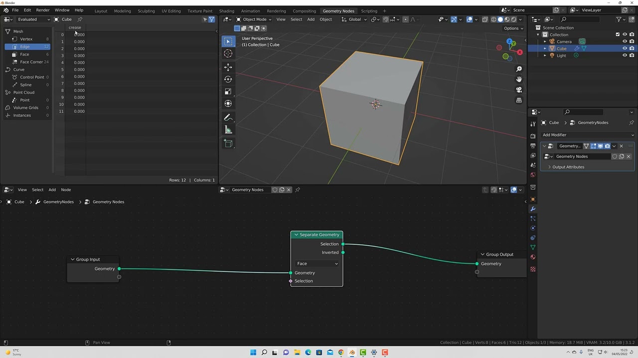 Blender Tutorial / What Is An Attribute In Geometry Nodes