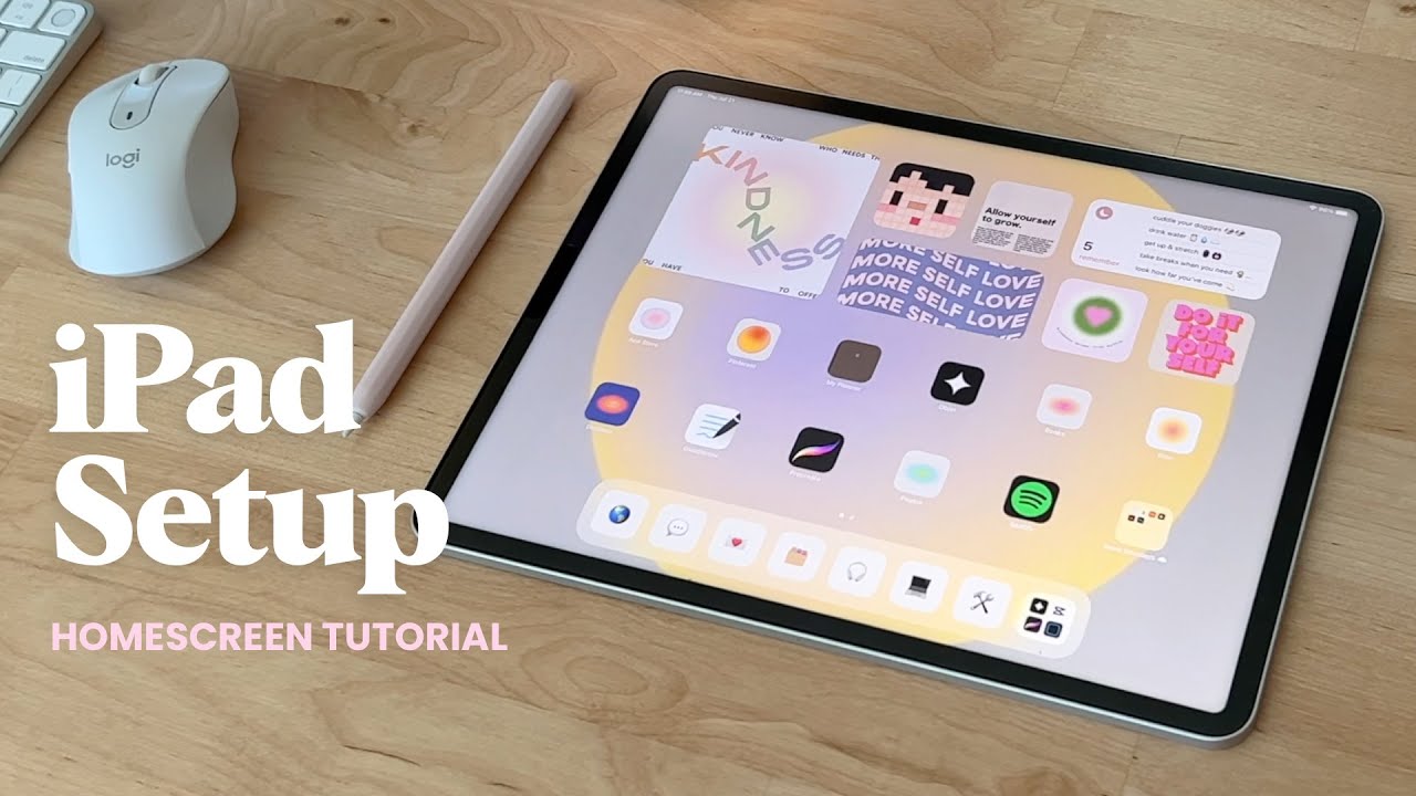 Как настроить iPad 💛🏡 | Эстетические виджеты, значки приложений, обои ☻
