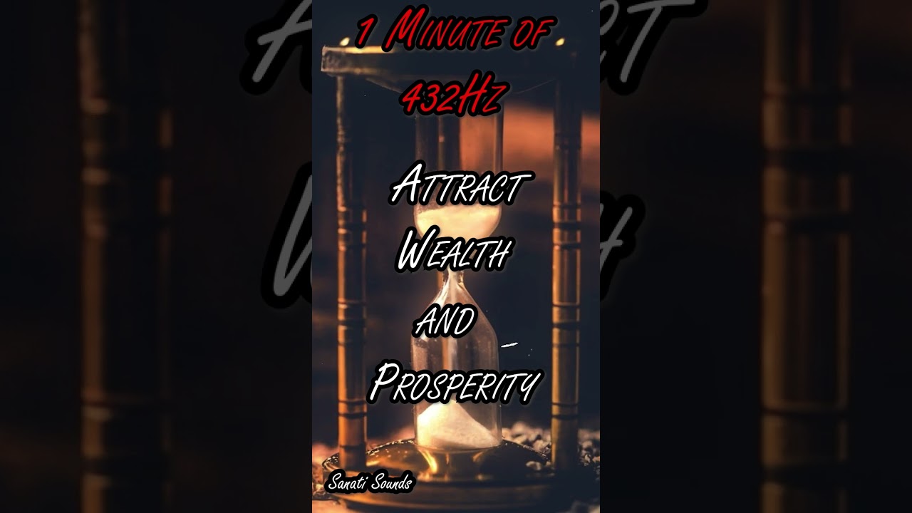 432Hz, The Frequency of Wealth and Prosperity, Listen and Good Things Happen.