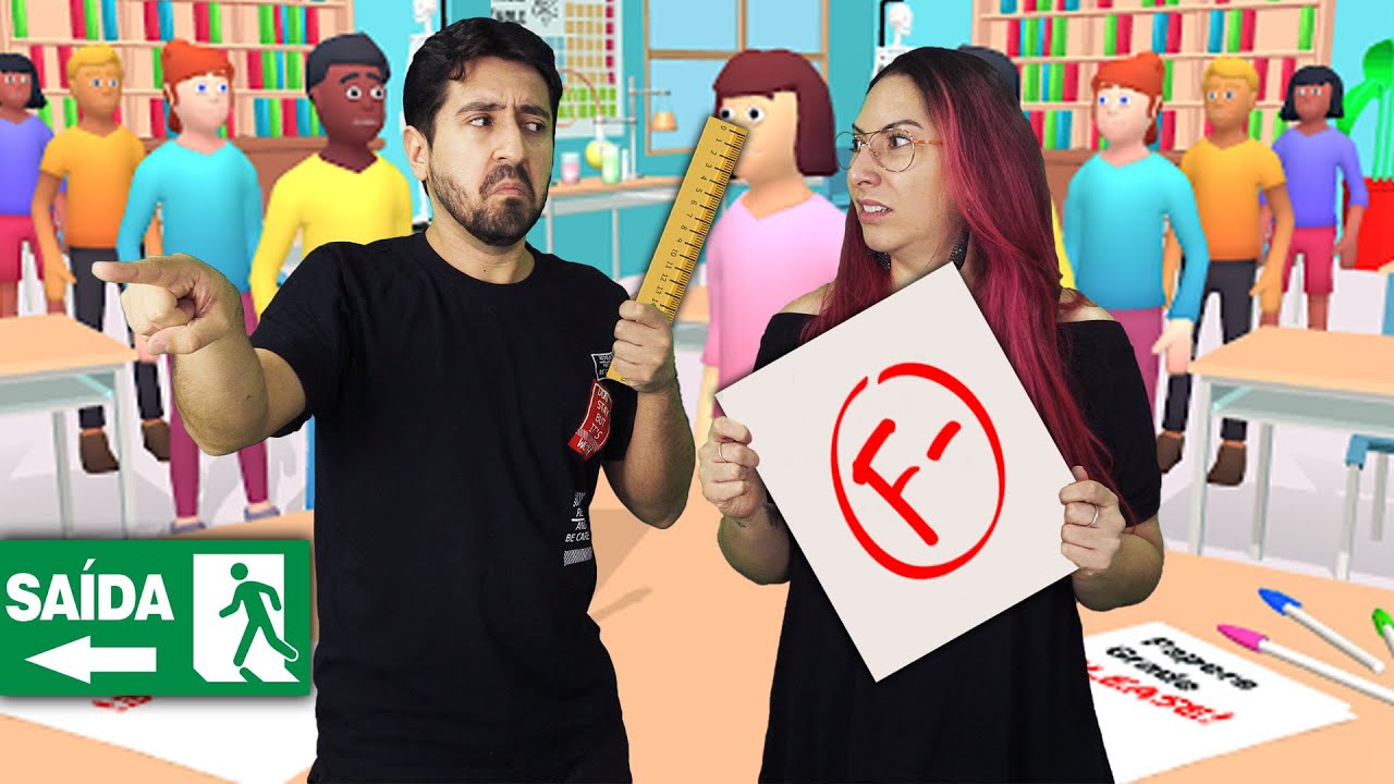 VIRAMOS PROFESSORES E TEMOS QUE CORRIGIR PROVAS no Papers Grade, Please!