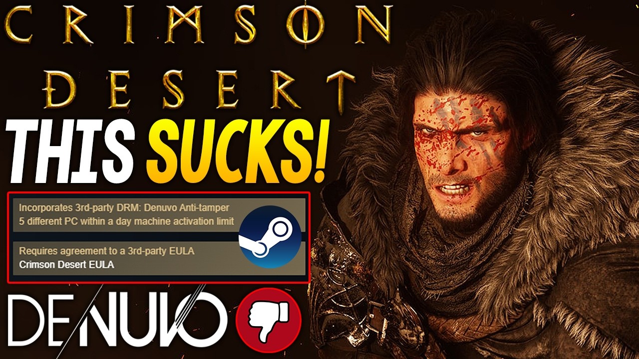 Crimson Desert ОФИЦИАЛЬНО ПОДТВЕРЖДАЕТ ВЫХОД DENUVO НА ПК &mdash; ЭТО ПРОСТО УЖАСНО!