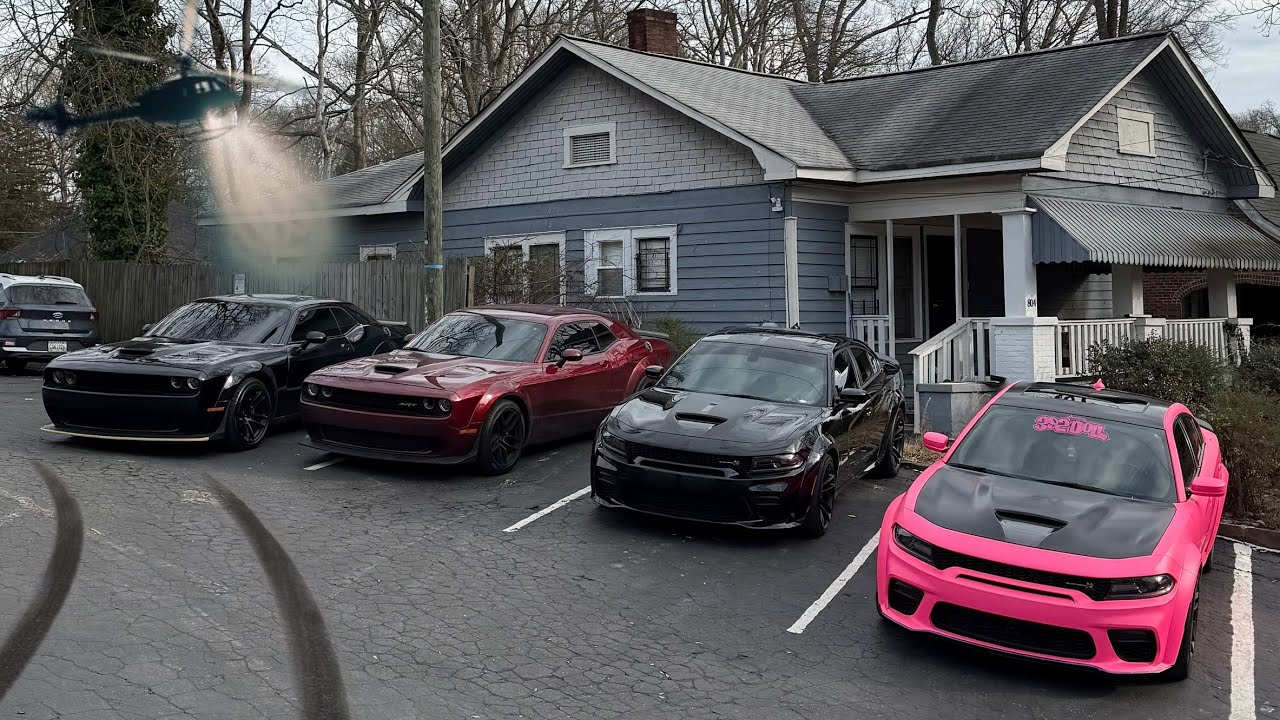 TERRORIZING ATL STREETS IN WIDEBODY SRT’s (COPS CHASED US)
