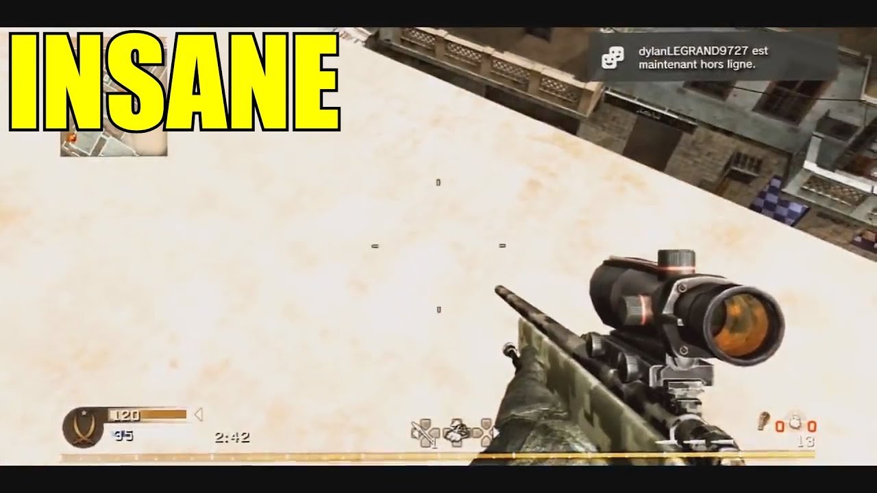 Insane COD4 Trickshot Montage - Out of Map and Bounce Shots