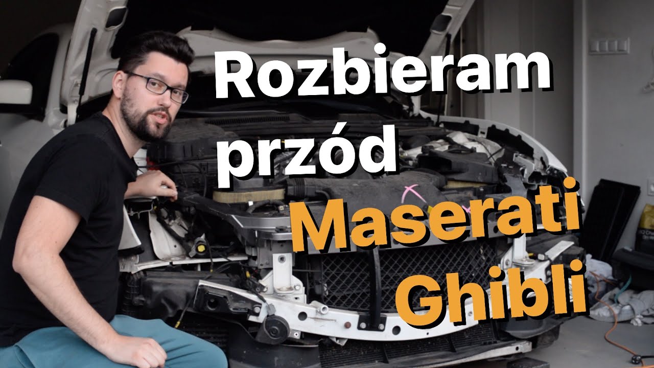 Rozbiórka przodu Maserati Ghibli z USA + apel