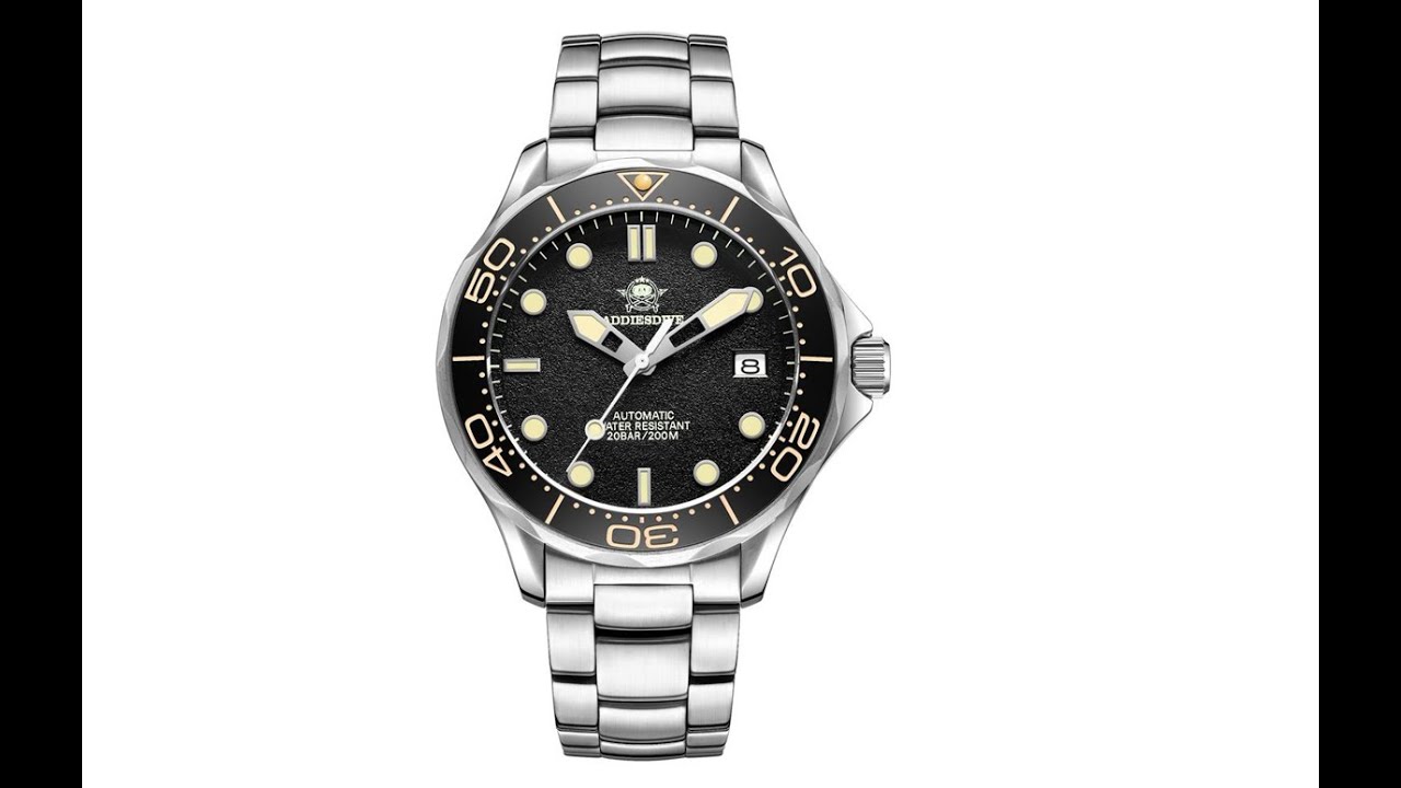 Обзор часов Addiesdive Sea Ghost AD2106 (Seamaster Homage) 4K