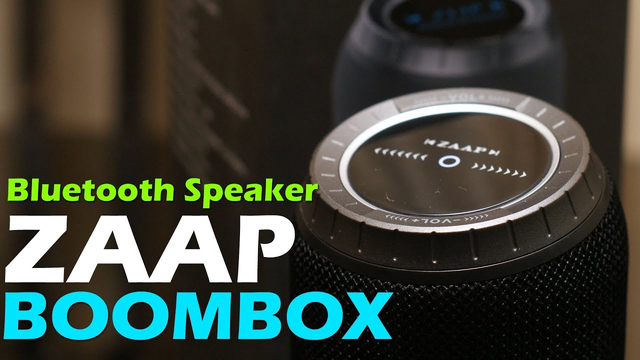 ZAAP BOOMBOX review - 360 degree sound, Touch and rotating controller, price Rs. 3,499
