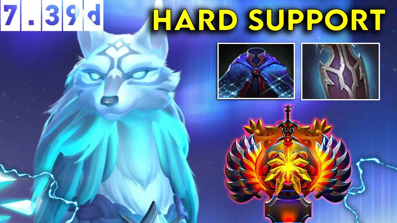 Crystal Maiden Immortal Hard Support - Dota 2 Patch 7.39d Pro Pub Gameplay