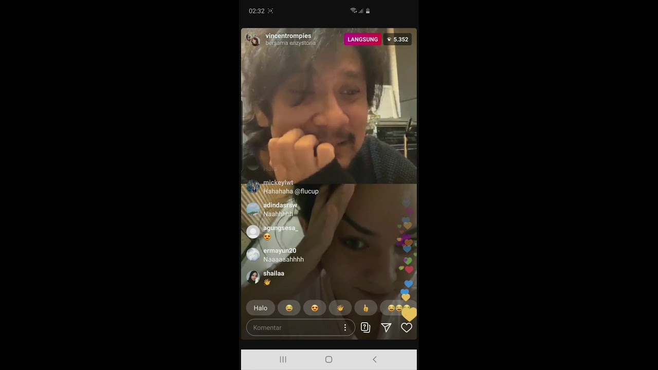 Vincent rompies & Enzy storia LIVE INSTAGRAM QNA