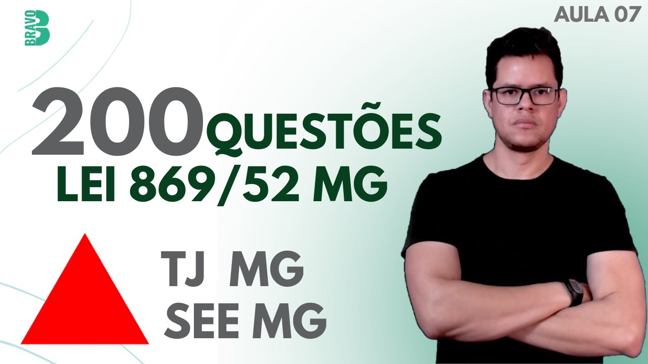 LEI 869/52 | ESTATUTO DO SERVIDOR MG | TJ MG | SEE MG