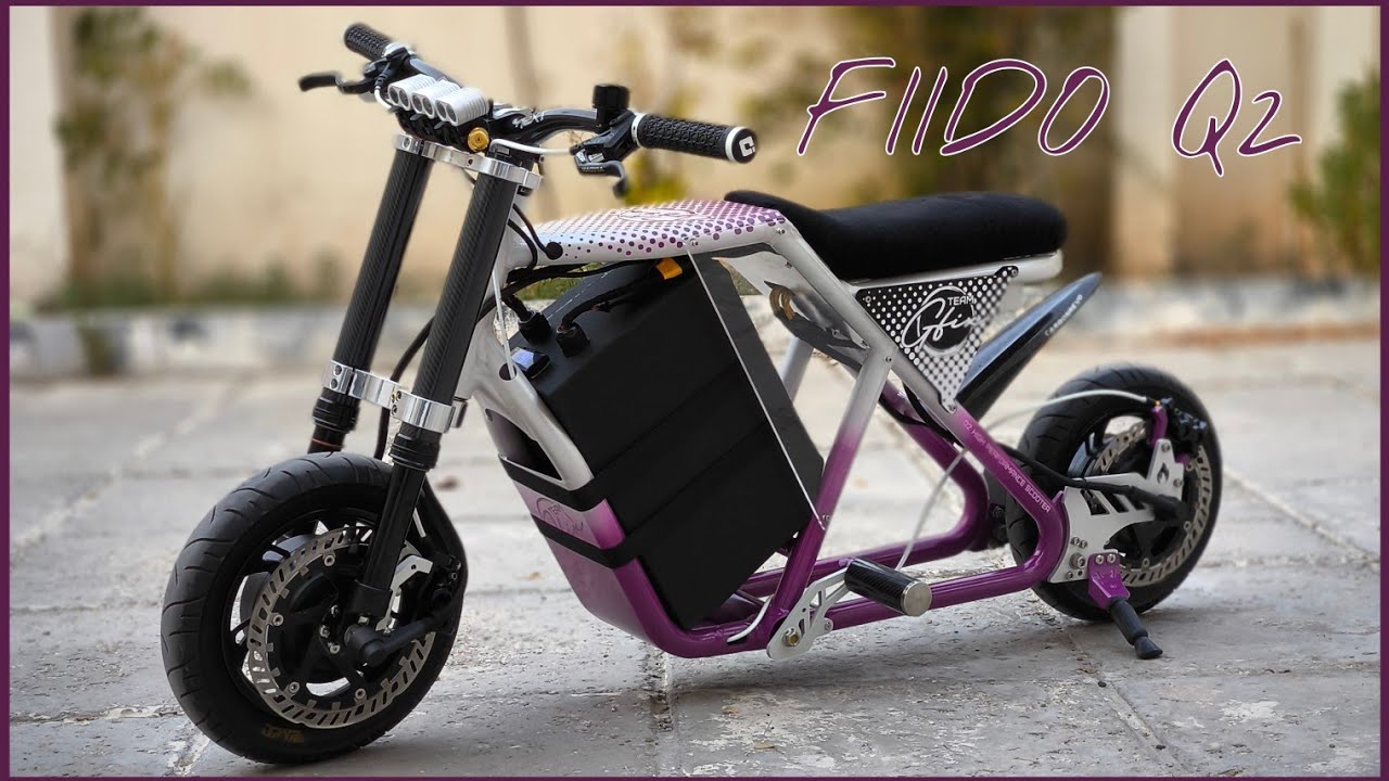 FIIDO Q2 | MODIFIED | PEARL WHITE / PURPLE