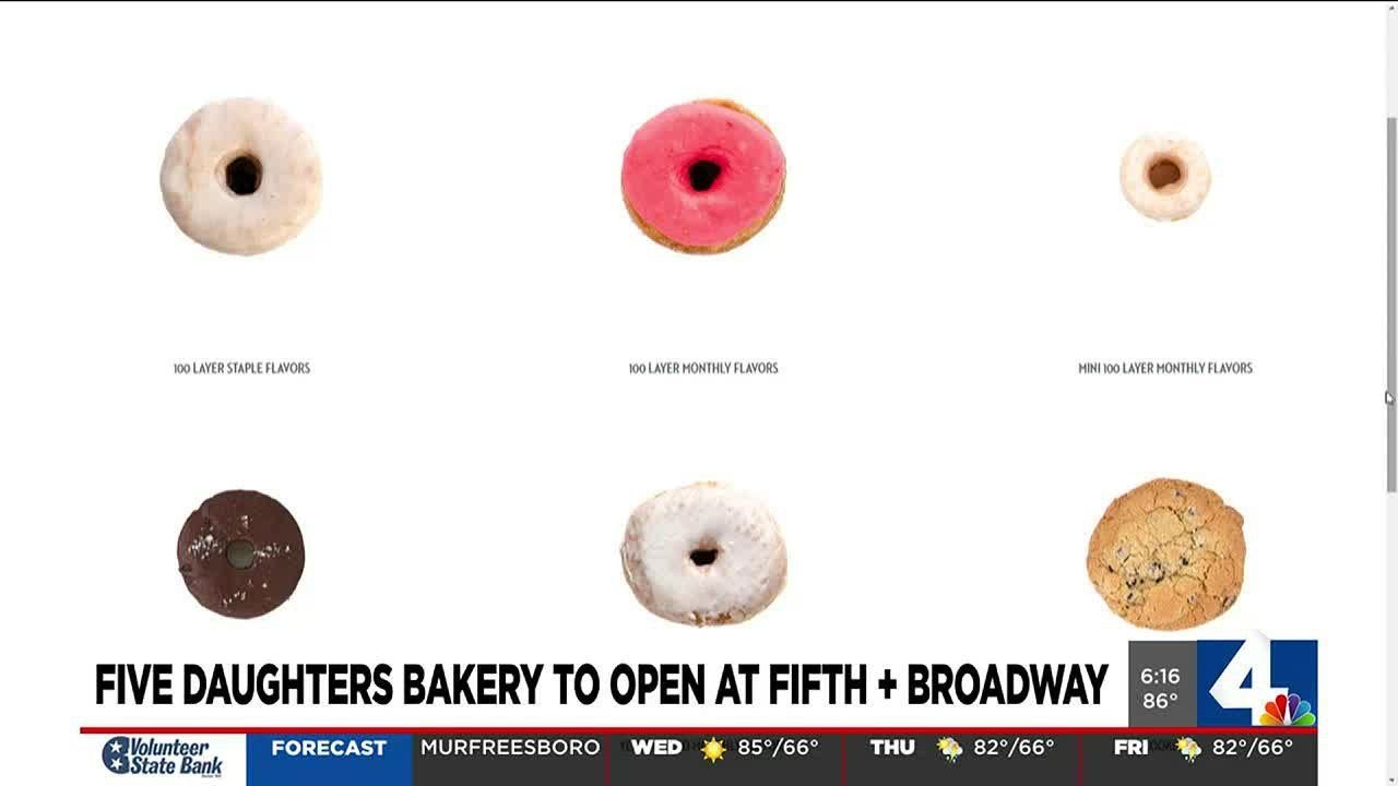 Five Daughters Bakery to open spot in downtown Nashville