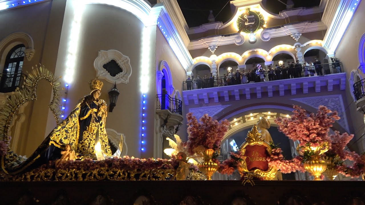 Procesion Virgen del Rosario Arco de Correos 30/10/2022 PATRONA DE GUATEMALA 2:25 AM