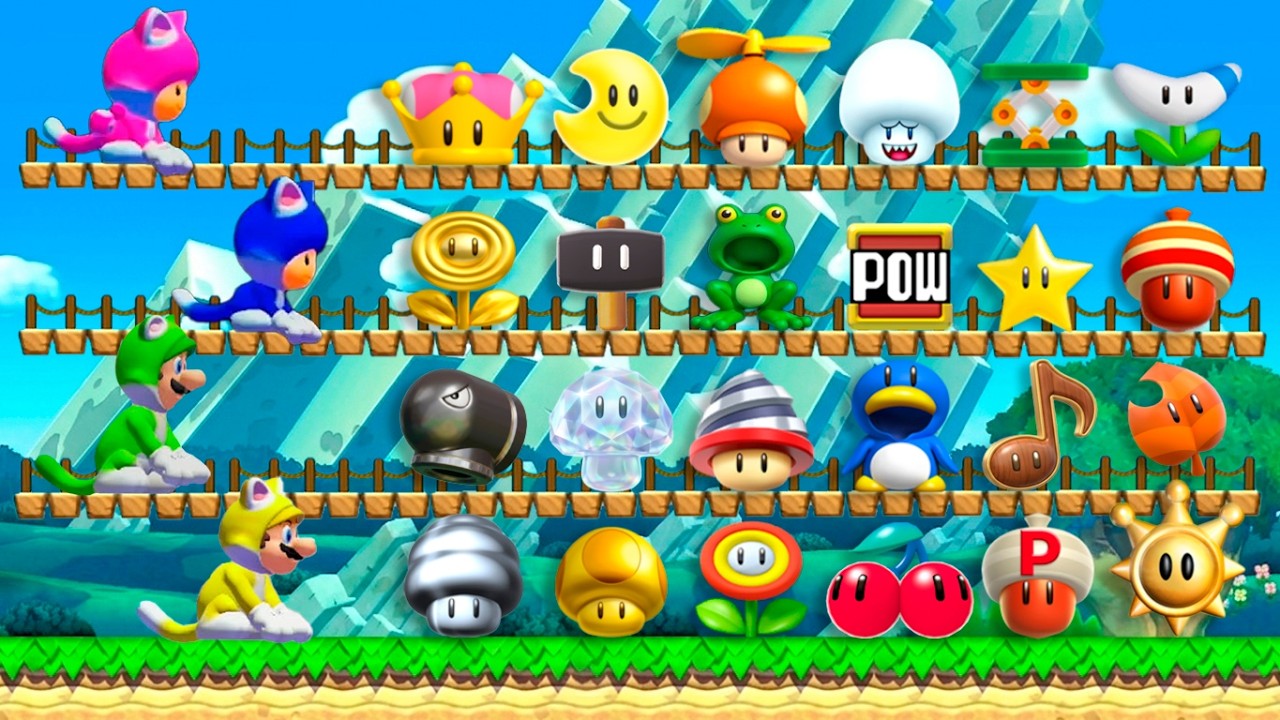 Super Mario Maker 2: Endless Challenge (Mario, Luigi, Toad and Toadette)