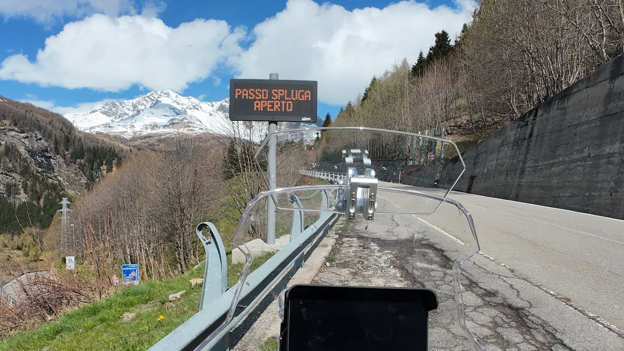 Passo dello spluga in moto