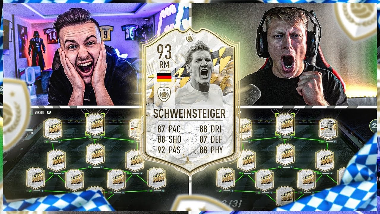FIFA 22: Prime ICON MOMENTS SCHWEINSTEIGER Squad Builder BATTLE ⭐️🔥