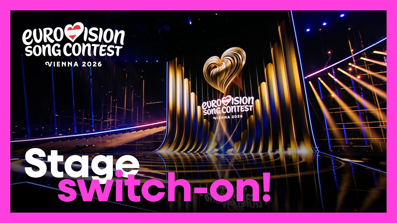 Vienna 2026 Stage Switch-On for the 70th  Eurovision Song Contest | #Eurovision2026