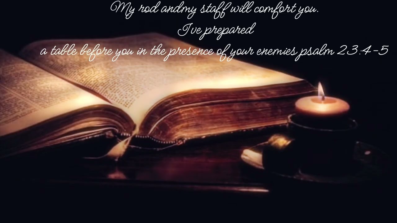Meditate on the word.
