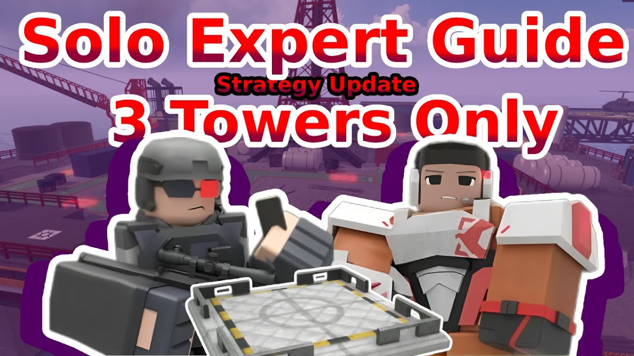 Simplest way to Solo Expert as a Beginner (3 Towers Only) | TDX