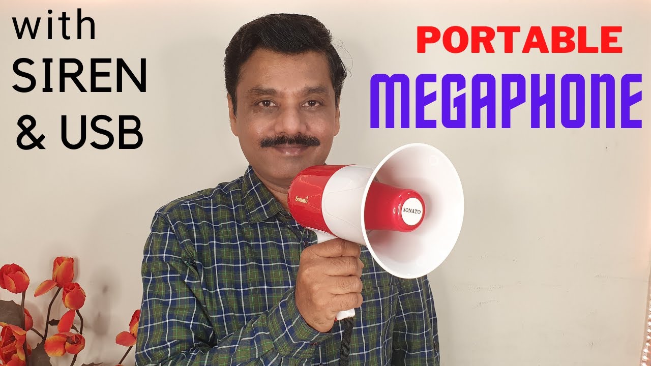Best Megaphone With Microphone, Recording, USB 💥 Loudspeaker | Speaking Trumpet I Khani Electronics